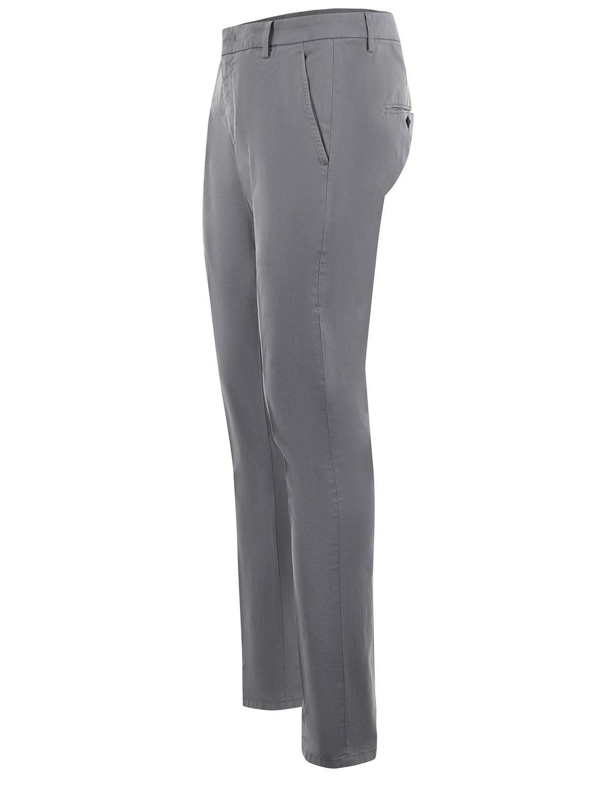 DONDUP Pantalone Uomo Gaubert UP235 GSE046U PTD 965 Grigio - Stilato