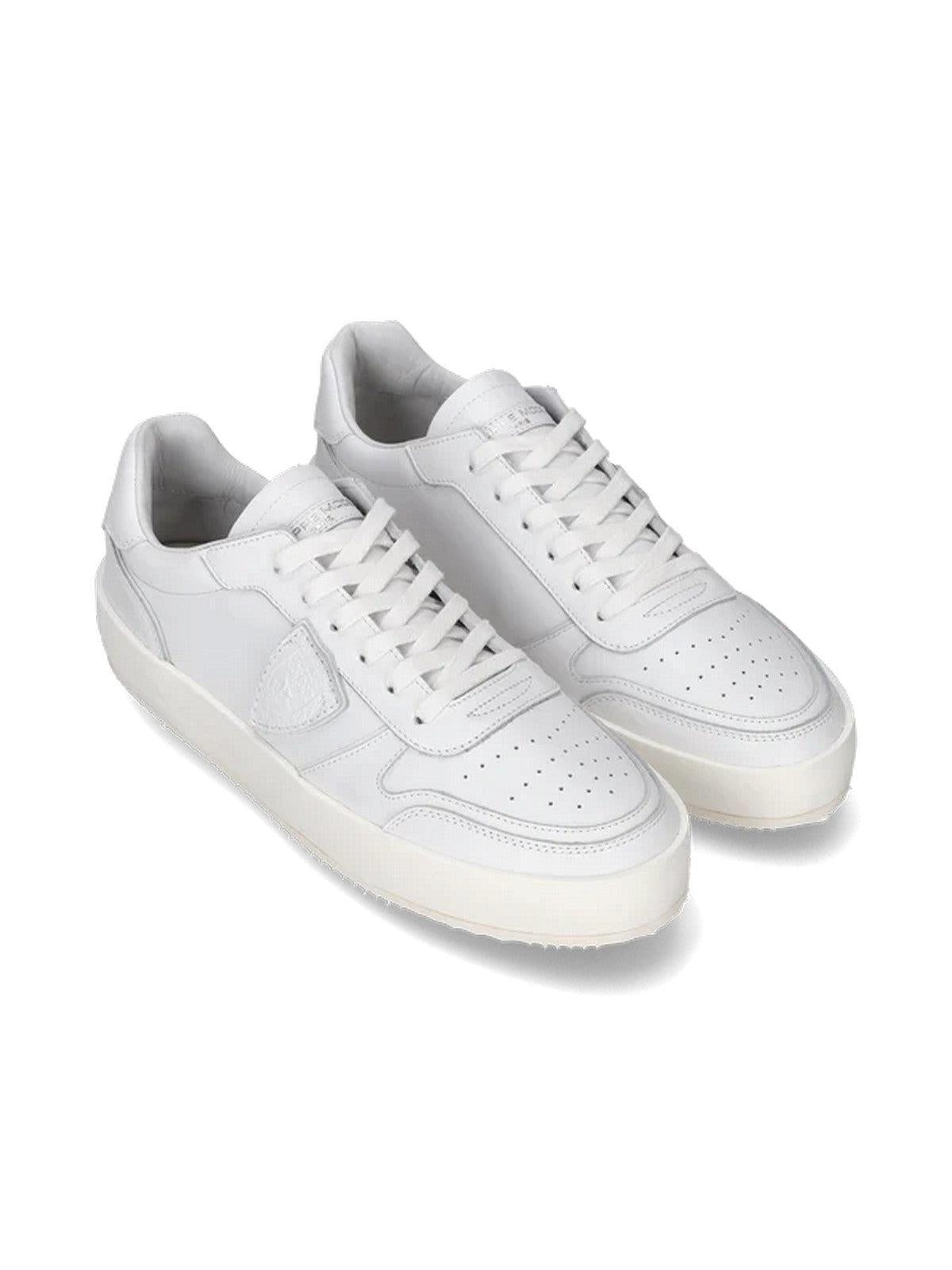 PHILIPPE MODEL Sneaker Uomo Nice Low Man VNLU V001 Bianco - Stilato