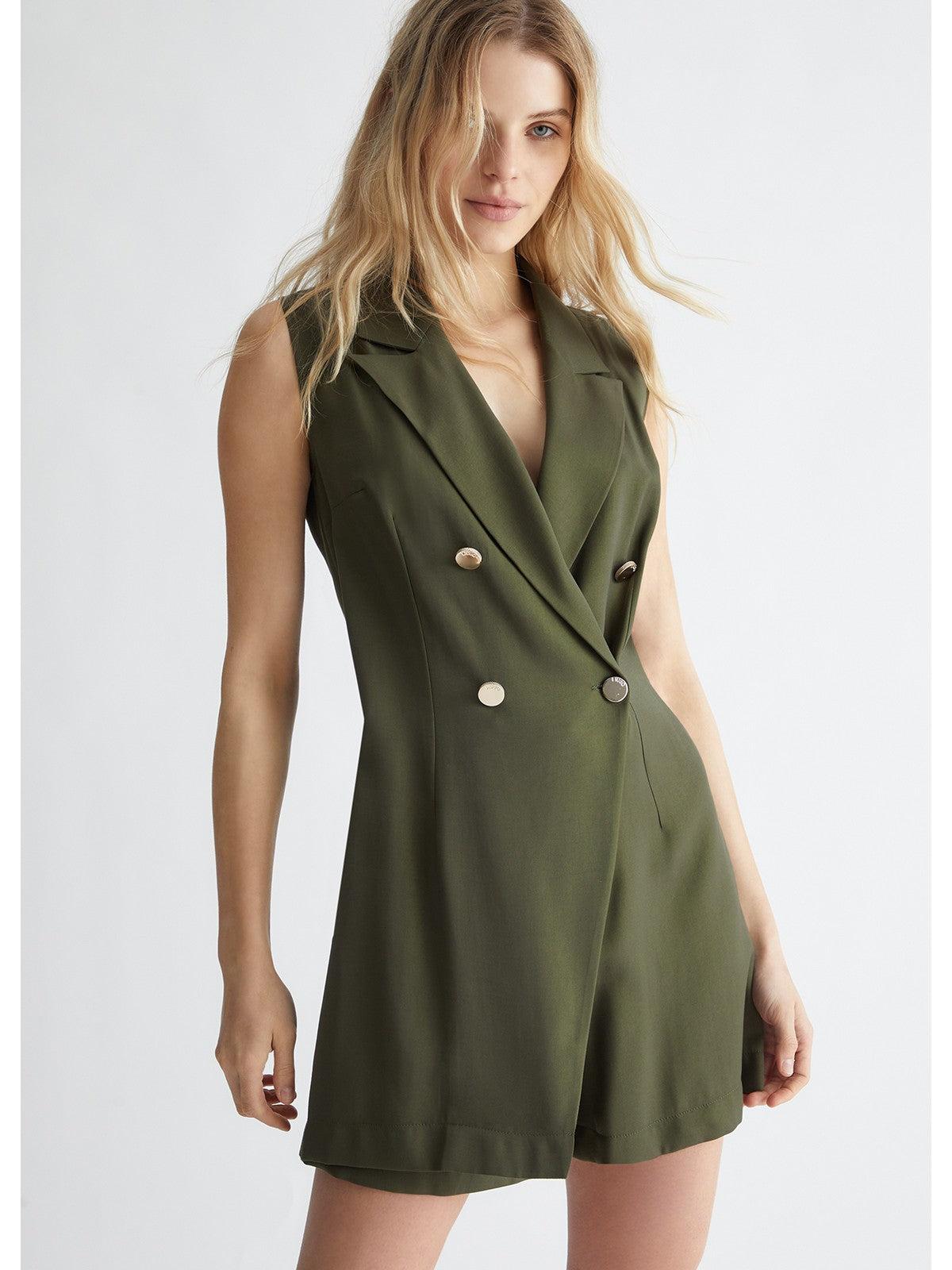 LIU JO WHITE Tuta Donna MA4357T3406 X0542 Verde - Stilato