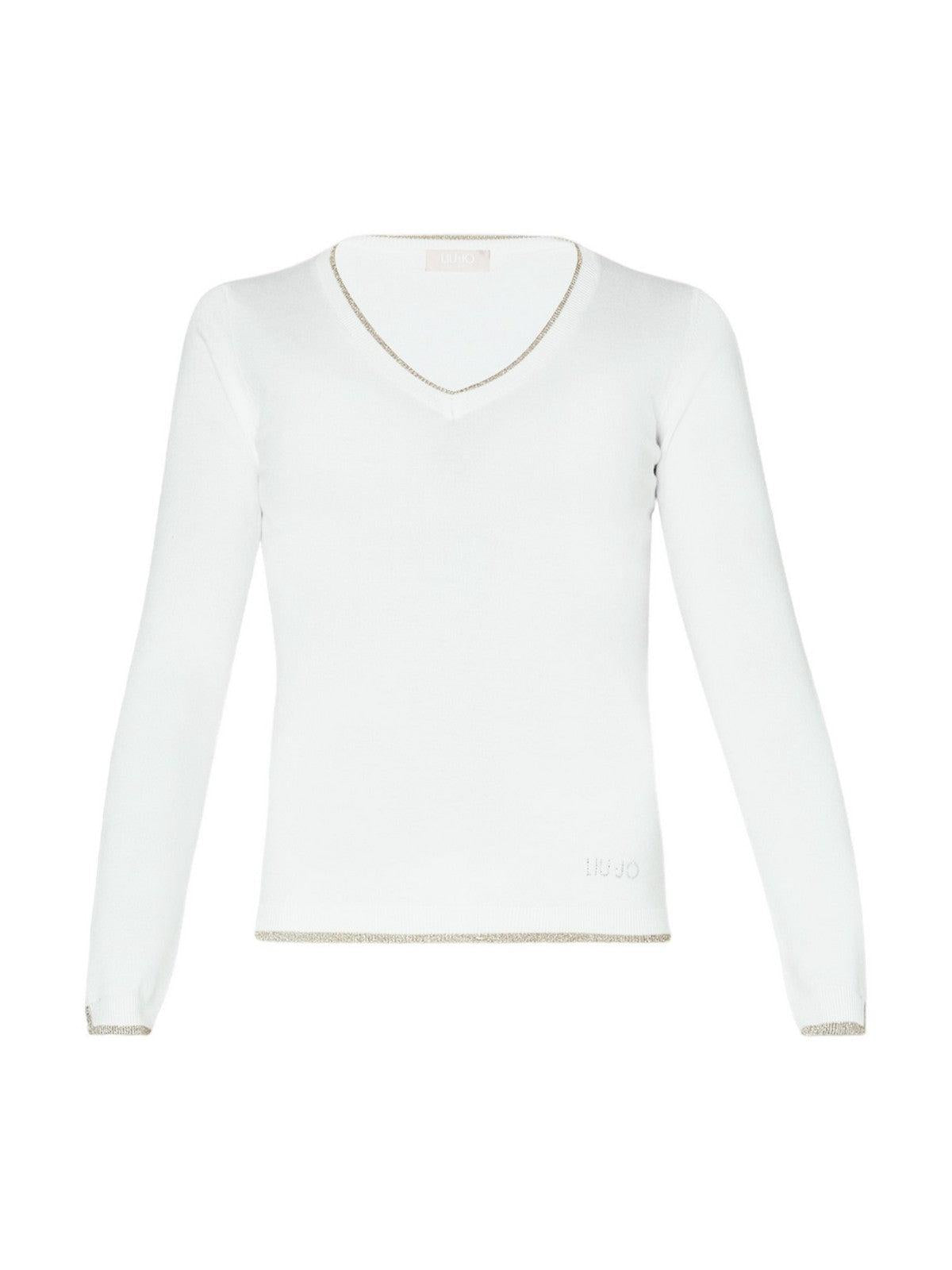 LIU JO WHITE Maglia Donna MA4073MS49I 11111 Bianco - Stilato