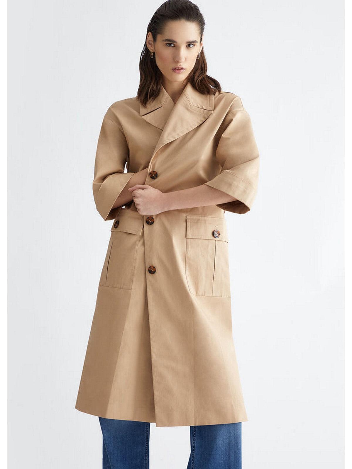 LIU JO BLACK Trench Donna CA4352TS049 41209 Beige - Stilato