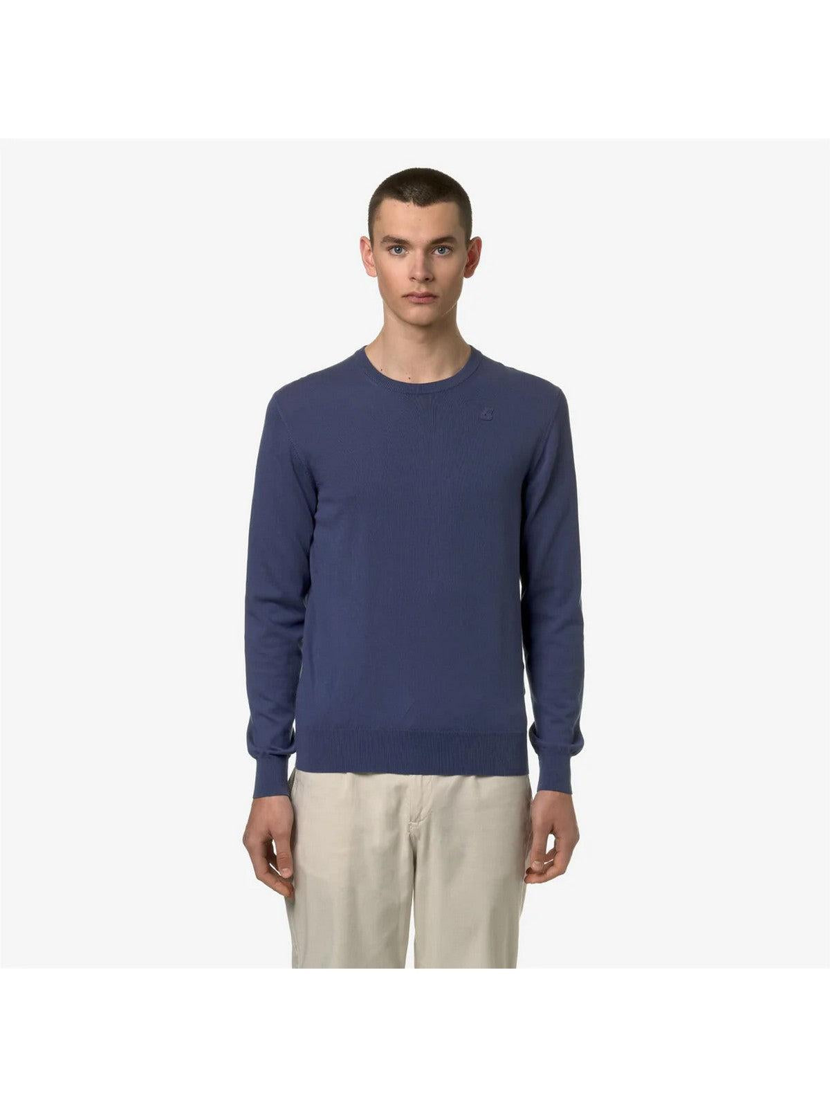 K-WAY Maglia Uomo Sebastien Cotton Ps K8122SW 732 Blu - Stilato