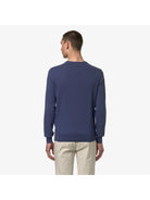 K-WAY Maglia Uomo Sebastien Cotton Ps K8122SW 732 Blu - Stilato