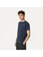 K-WAY T-Shirt e Polo Uomo Edwing K0074Q0 K89 Blu - Stilato