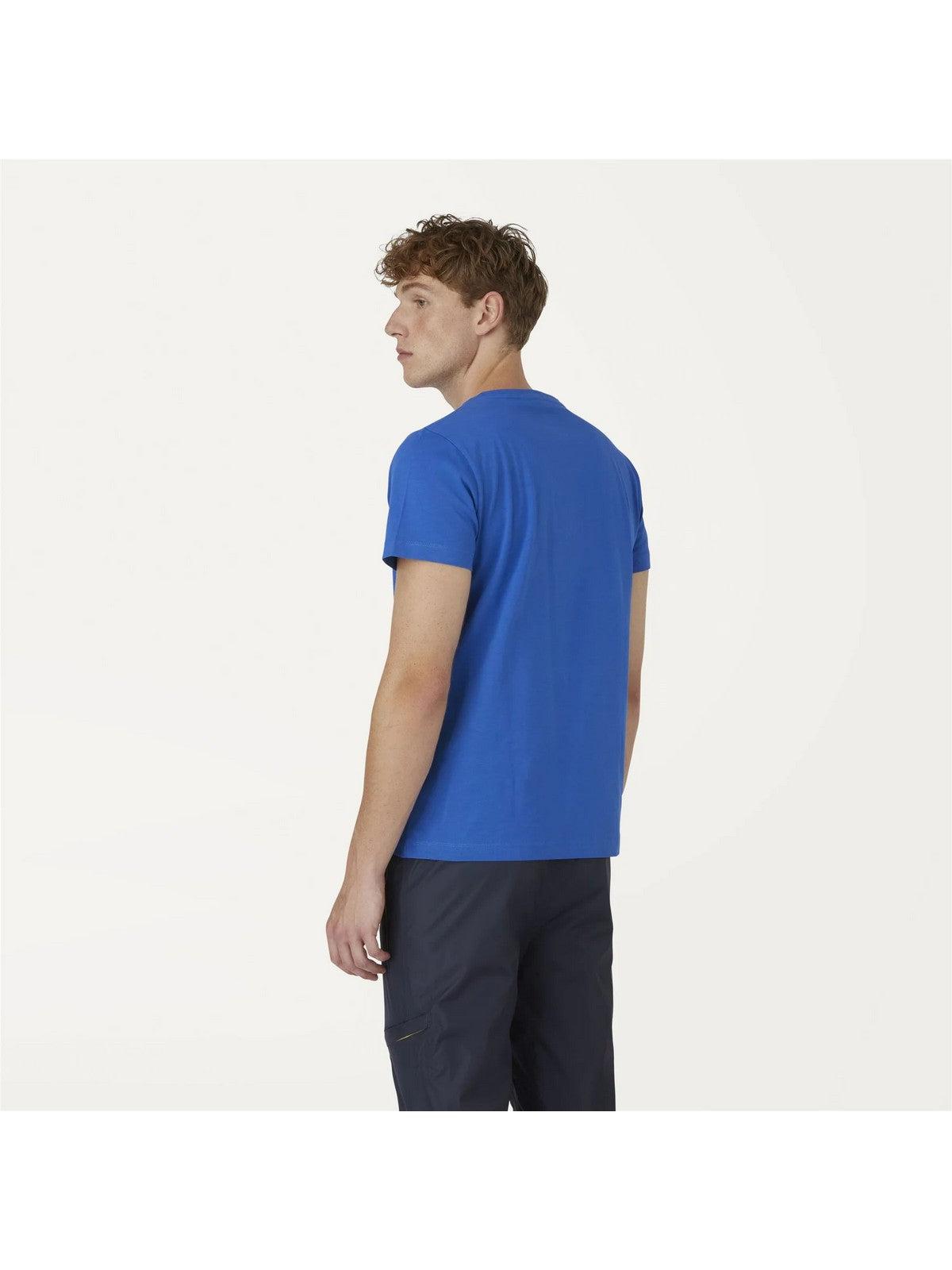 K-WAY T-Shirt e Polo Uomo Le vrai edouard K007JE0 063 Blu - Stilato