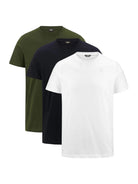 K-WAY T-Shirt e Polo Uomo Edwing Round Sleeves Three Pac K7112QW ANS Bianco - Stilato