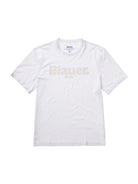 BLAUER T-Shirt e Polo Uomo 24SBLUH02142 004547 100 Bianco - Stilato