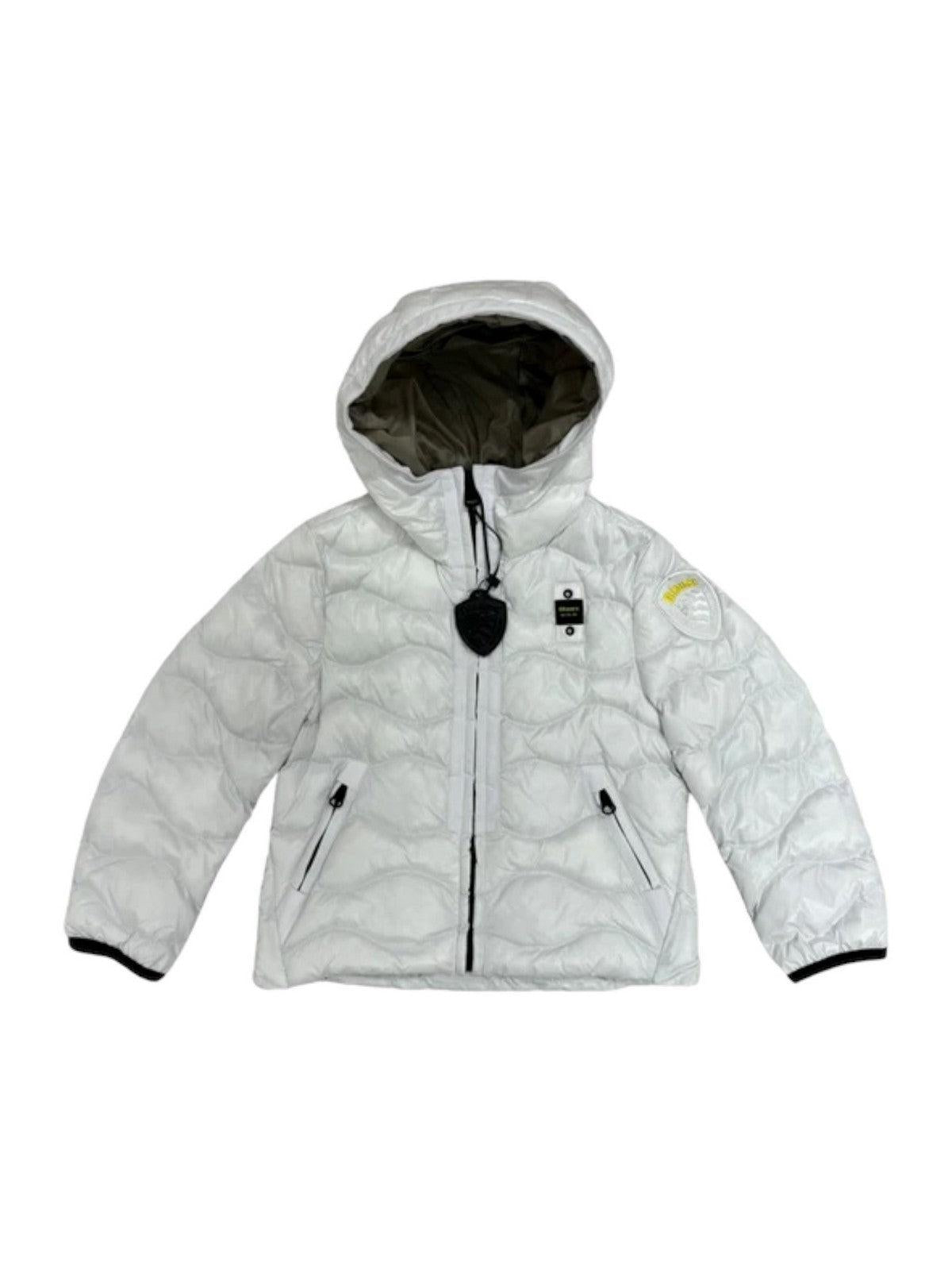 BLAUER Giubbino Bambini e ragazzi 24SBLKC02372 005958 100 Bianco - Stilato