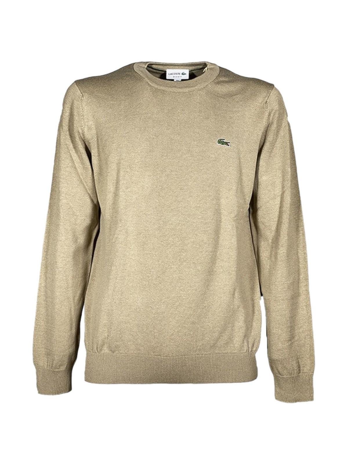 LACOSTE Maglia Uomo AH0128 CB8 Beige - Stilato