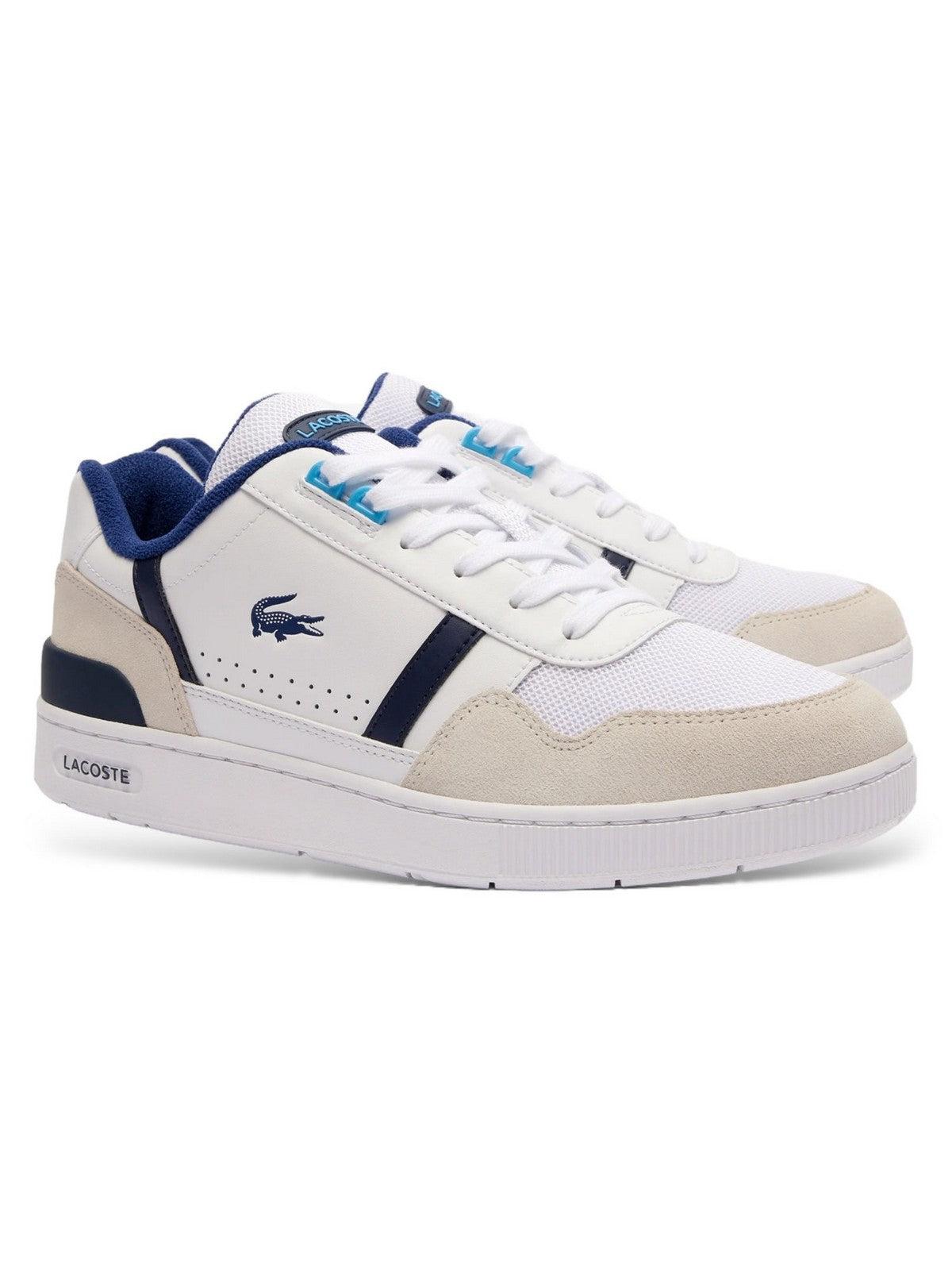 LACOSTE Sneaker Uomo T-CLIP 124 5 SMA 747SMA0071 080 Bianco - Stilato