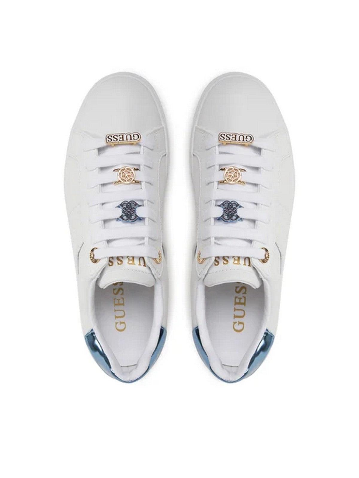 GUESS Sneaker Donna Giella FLJGIE FAL12 WHBLU Bianco - Stilato