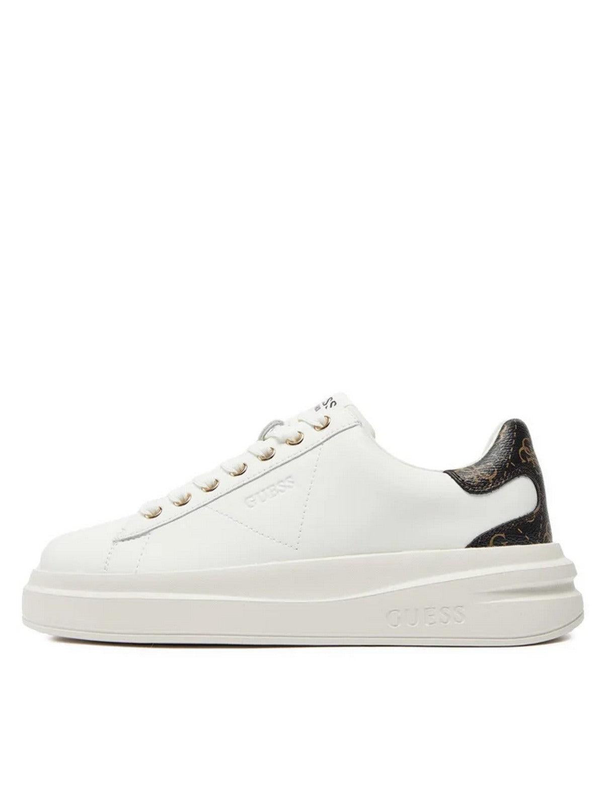 GUESS Sneaker Donna Elbina FLJELB FAL12 WHBRO Bianco - Stilato