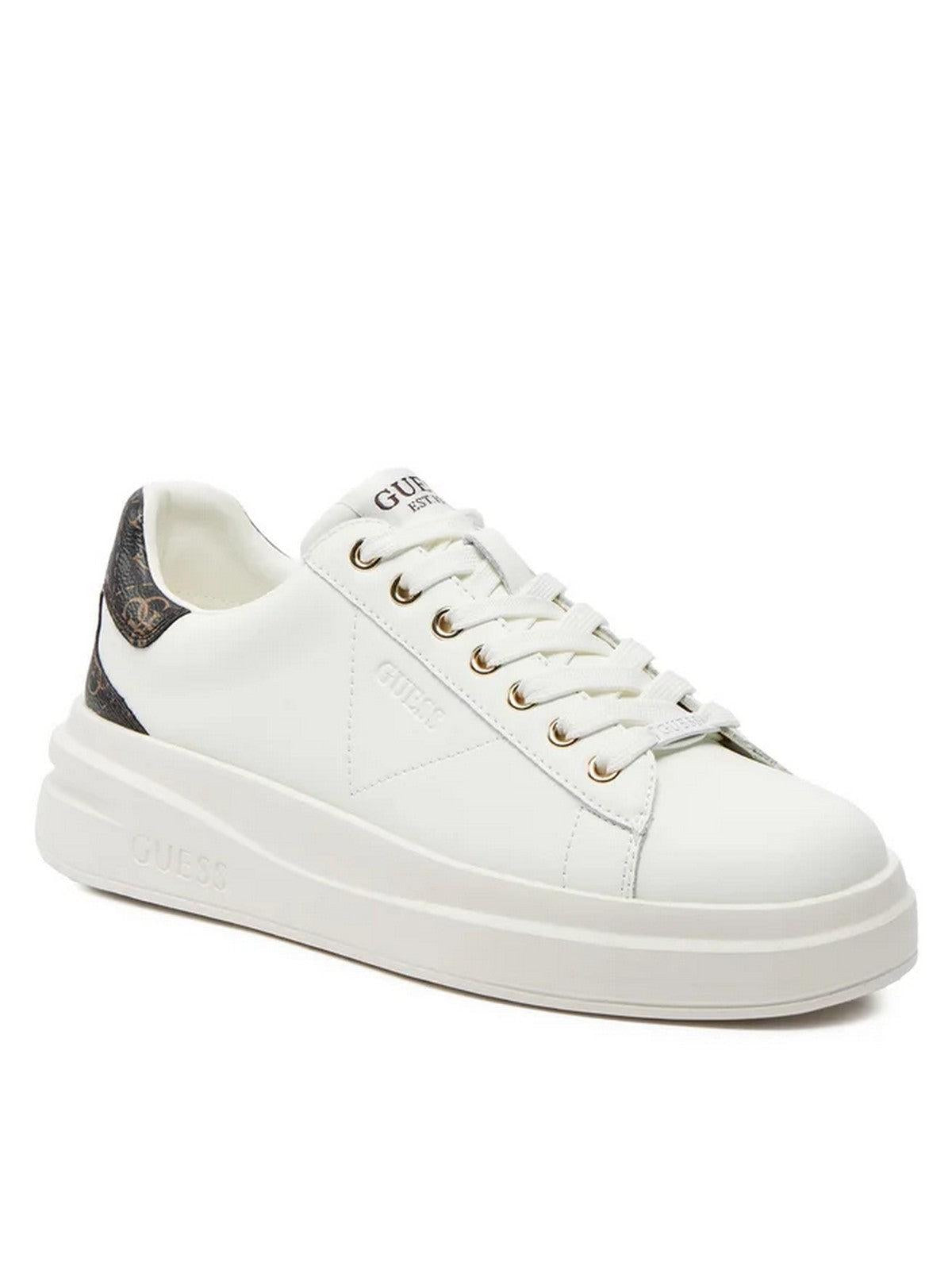 GUESS Sneaker Donna Elbina FLJELB FAL12 WHBRO Bianco - Stilato