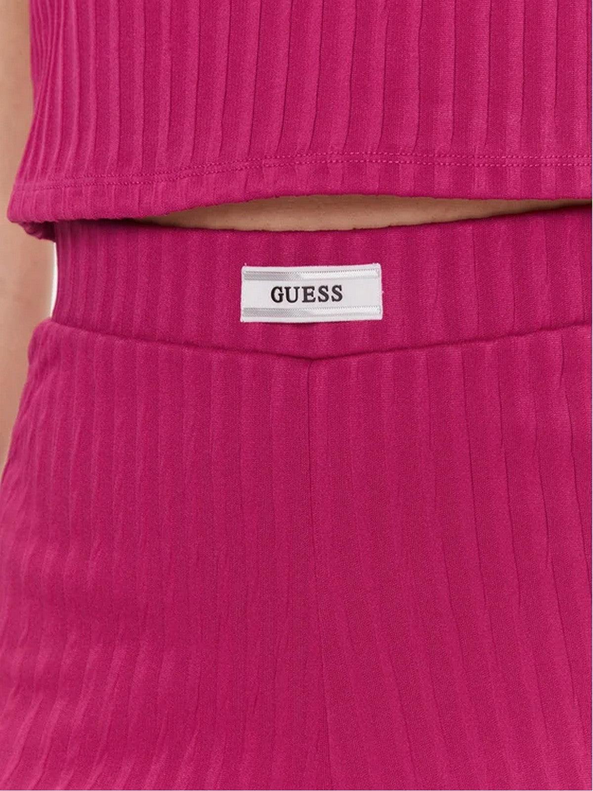 GUESS SPORT Pantalone Donna Anneka Flare Pants V4RB06 KC2U2 G516 Viola - Stilato