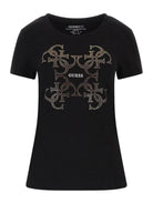 GUESS T-Shirt e Polo Donna Ss Cn 4G Logo Tee W4RI35 J1314 JBLK Nero - Stilato