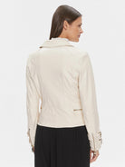 GUESS Giubbino Donna Olivia Moto Jacket W3BL93 K8S30 F1P5 Bianco - Stilato