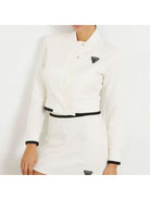 GUESS SPORT Felpa Donna Cheri Baseball Sweat V4RQ07 KBSL0 F0AH Bianco - Stilato