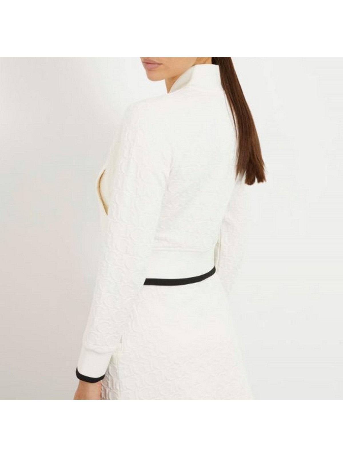 GUESS SPORT Felpa Donna Cheri Baseball Sweat V4RQ07 KBSL0 F0AH Bianco - Stilato