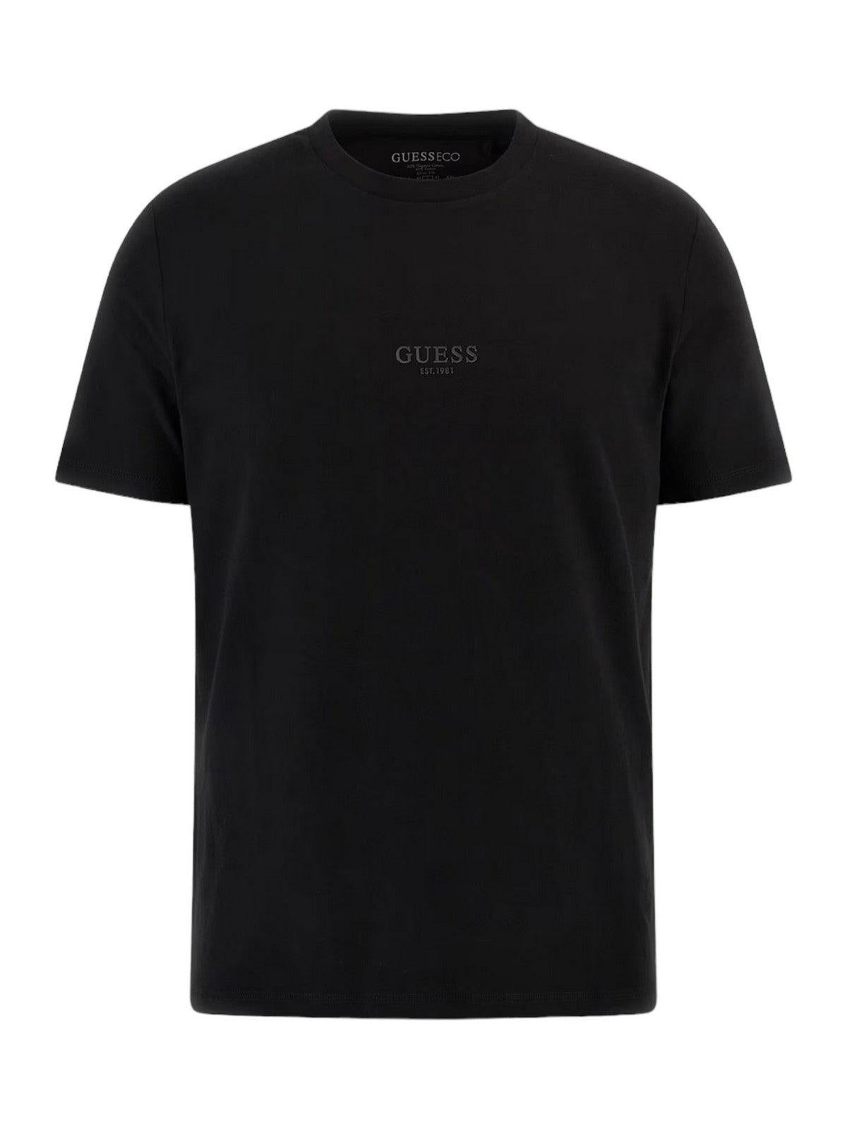 GUESS T-Shirt e Polo Uomo AIDY CN SS TEE M2YI72 I3Z14 JBLK Nero - Stilato