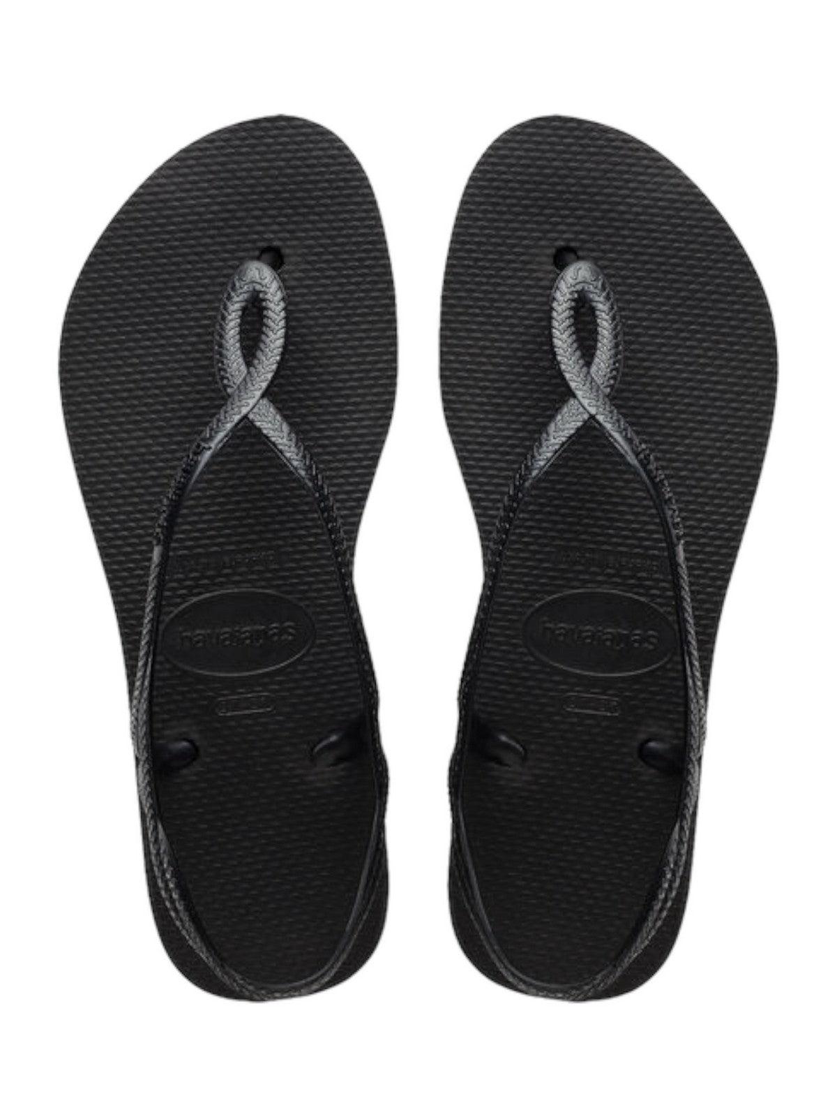 HAVAIANAS Infradito Donna Hav. Luna Flatform 4148600.0090 Nero - Stilato