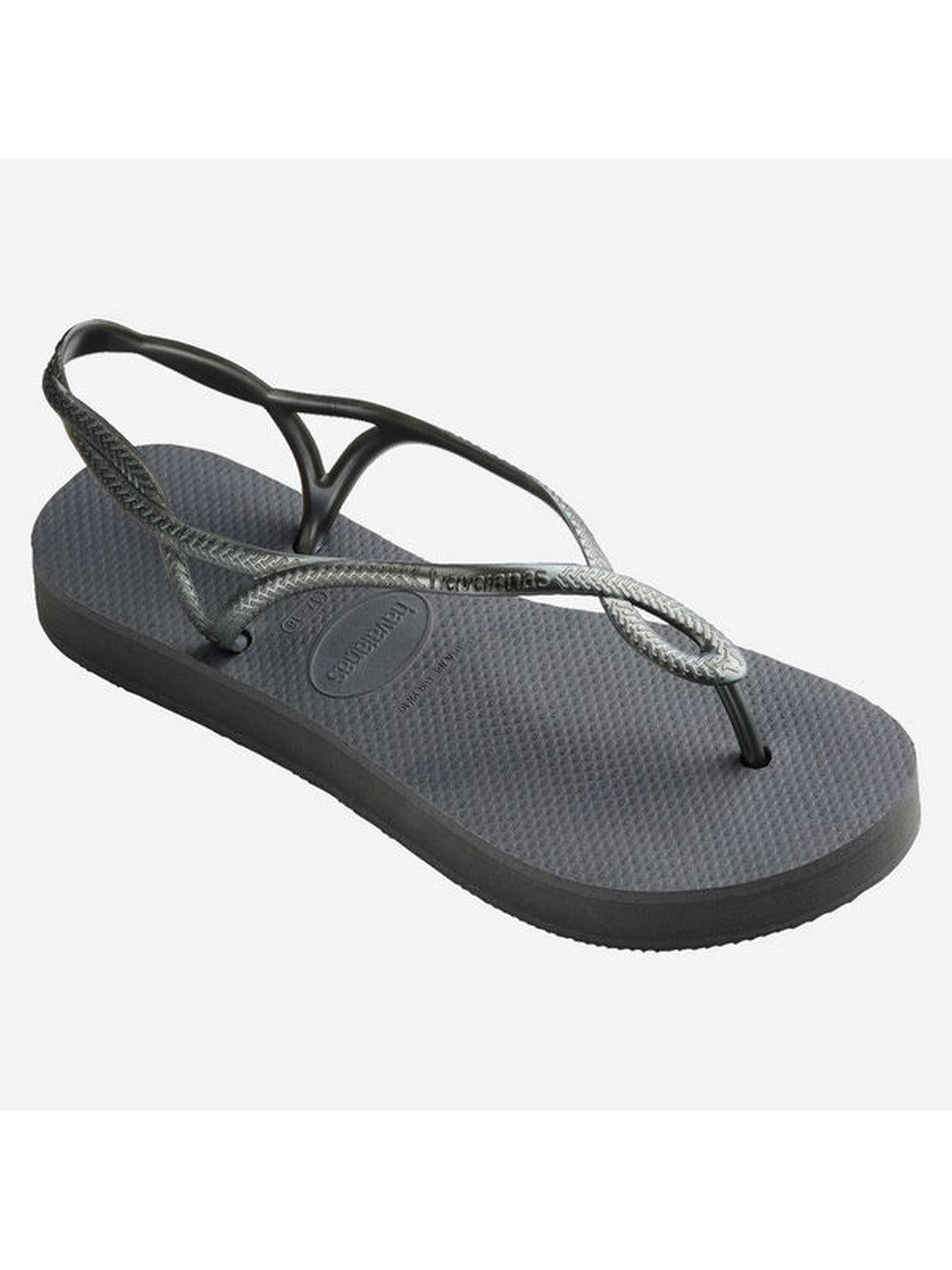 HAVAIANAS Infradito Donna Hav. Luna Flatform 4148600.5178 Grigio - Stilato