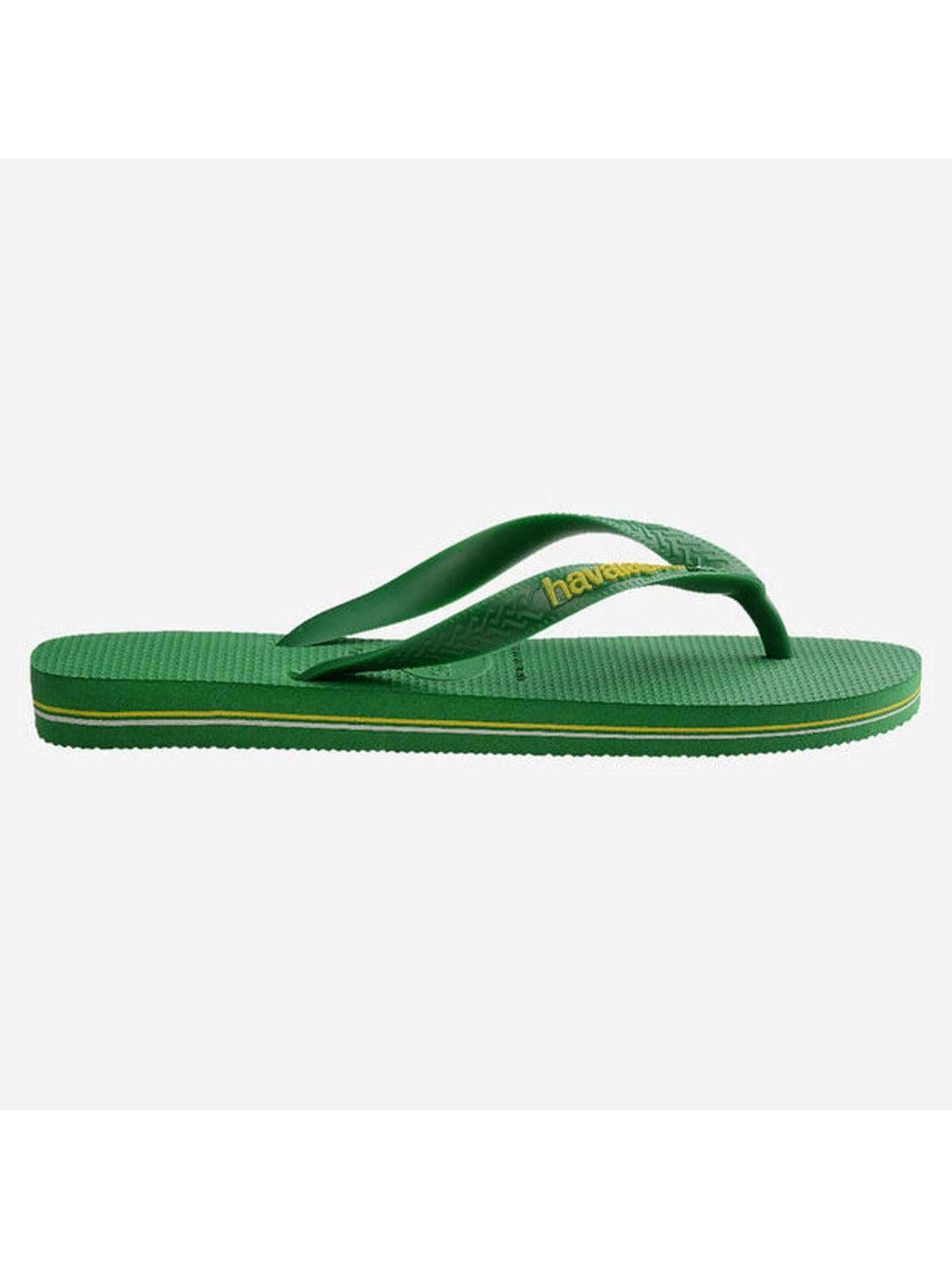 HAVAIANAS Infradito Unisex adulto Hav. Brasil Logo Neon 4149370.6758 Verde - Stilato