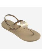 HAVAIANAS Infradito Donna Hav. Twist Metal 4148924.0154 Beige - Stilato