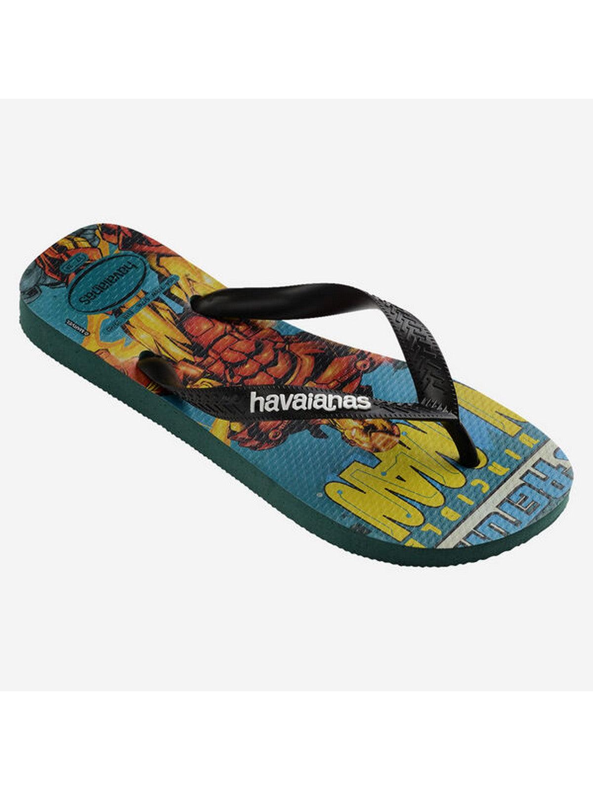 HAVAIANAS Infradito Uomo Hav. Top Marvel Classic 4147012.5266 Verde - Stilato