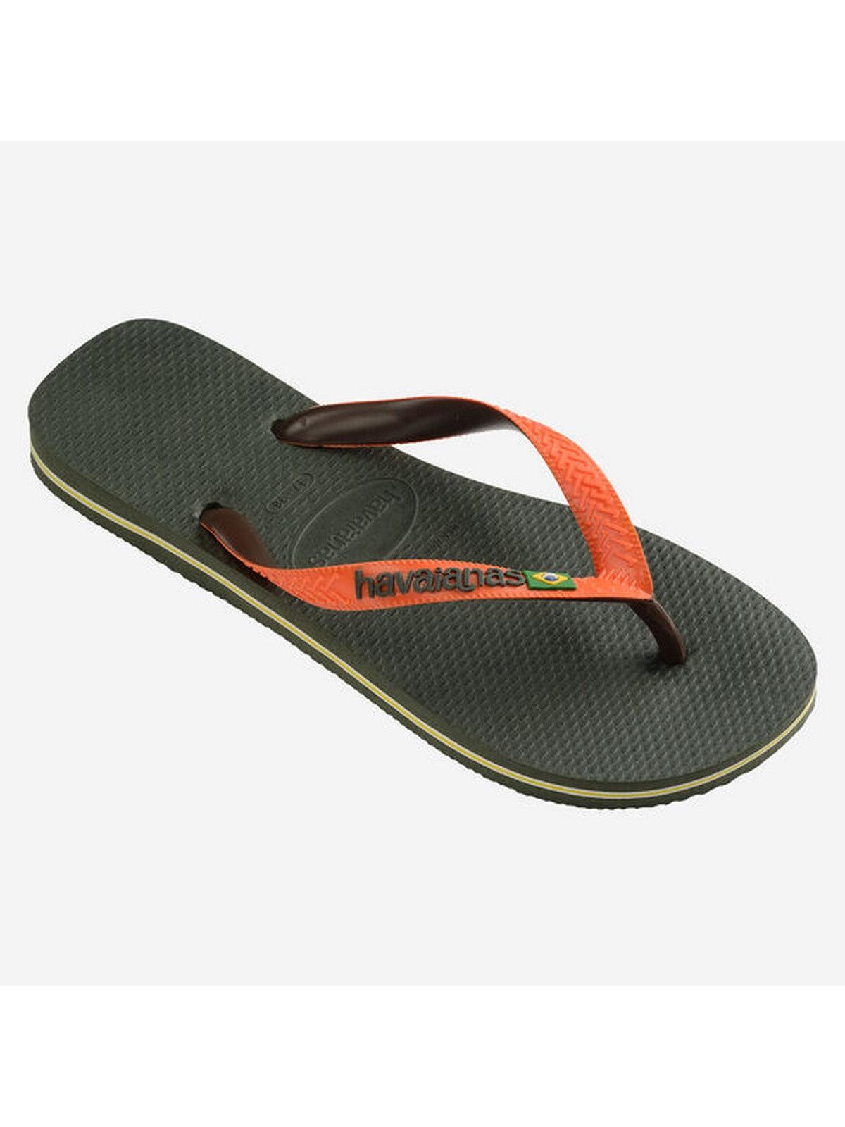 HAVAIANAS Infradito Unisex adulto Hav. Brasil mix 4123206.7074 Verde - Stilato