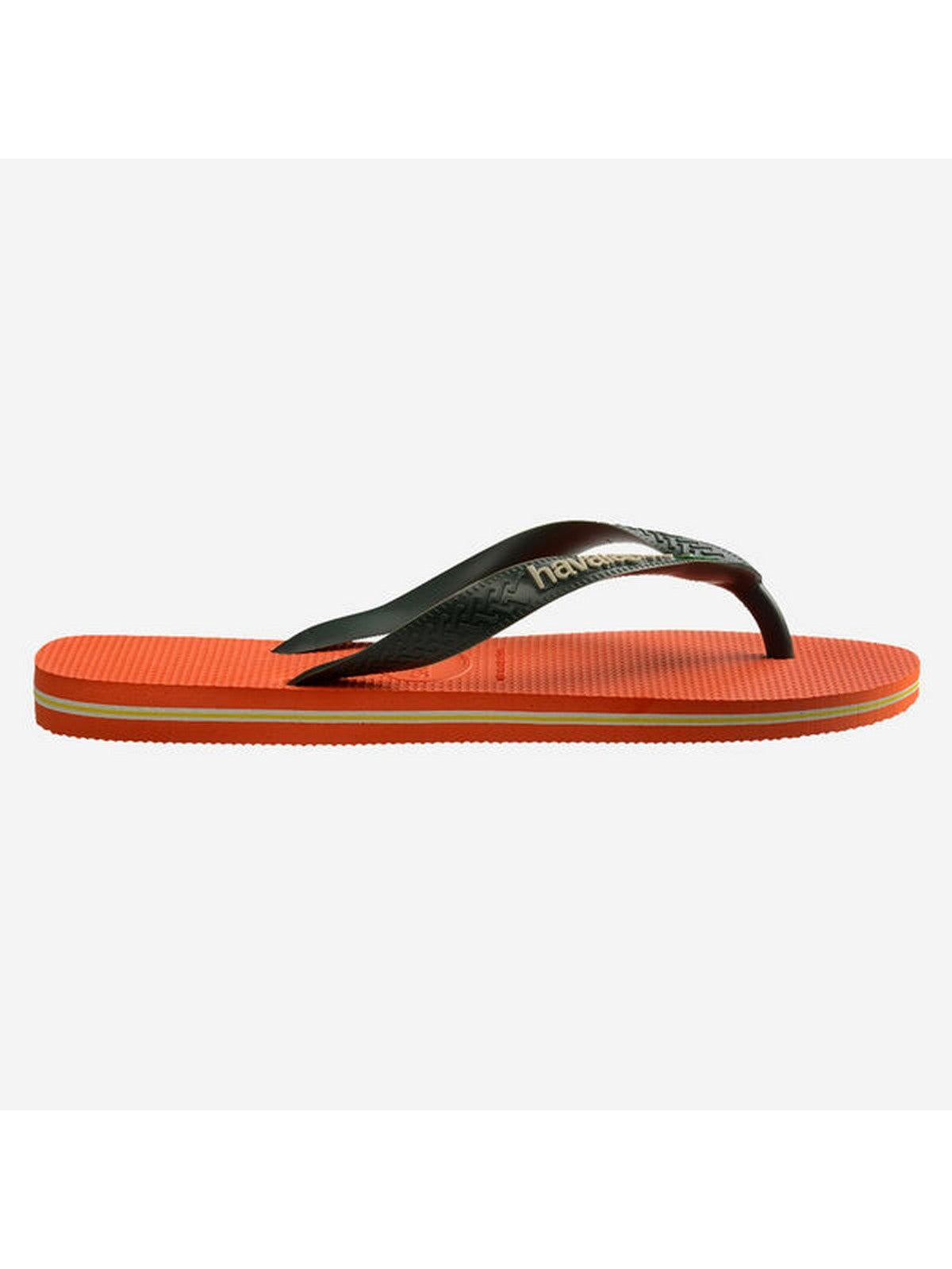 HAVAIANAS Infradito Unisex adulto Hav. Brasil logo 4110850.5568 Arancione - Stilato