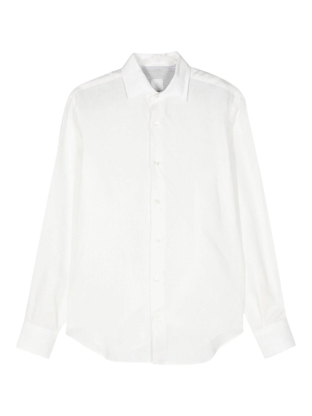 ELEVENTY Camicia Uomo I75CAMH11 TES0I165 01 Bianco - Stilato