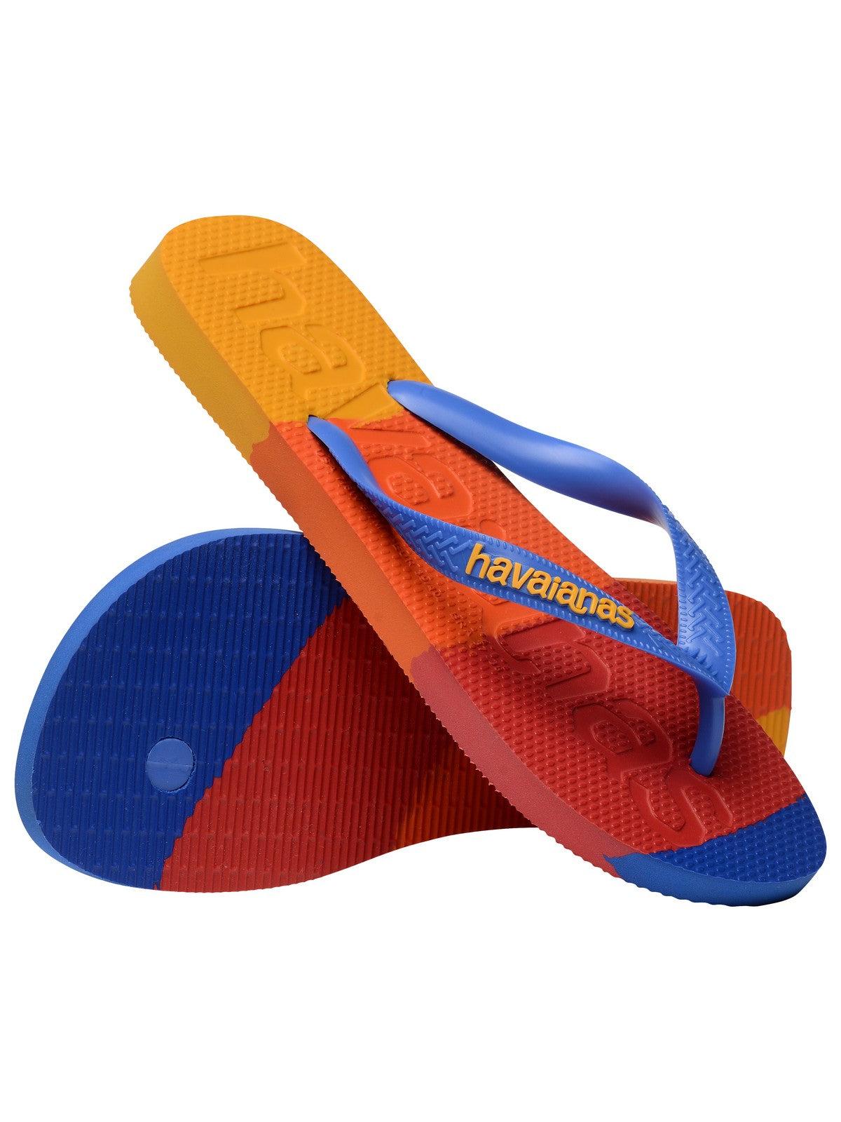 HAVAIANAS Infradito Uomo Hav. Top logomania colors II 4147526.3847 Blu - Stilato