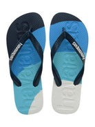 HAVAIANAS Infradito Uomo Hav. Top logomania colors II 4147526.5558 Blu - Stilato