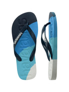 HAVAIANAS Infradito Uomo Hav. Top logomania colors II 4147526.5558 Blu - Stilato