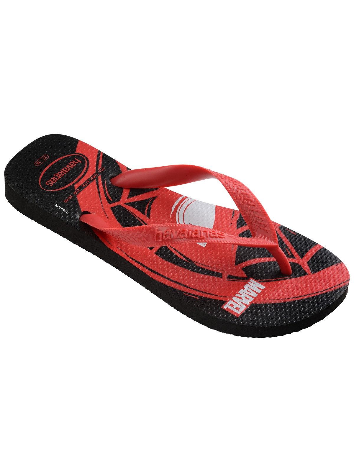 HAVAIANAS Infradito Uomo Hav. Top Marvel Logomania 4146953.9710 Nero - Stilato