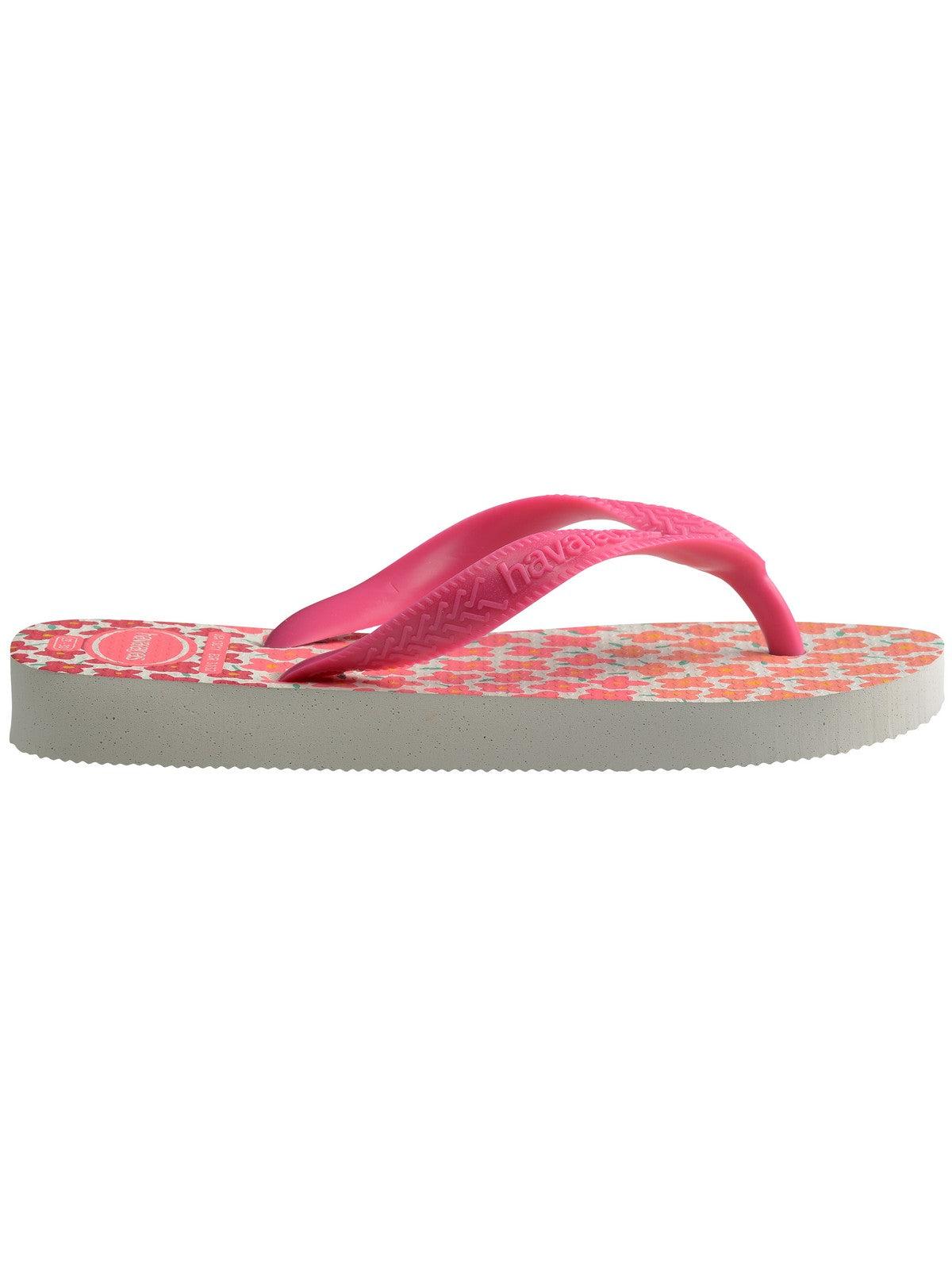 HAVAIANAS Infradito Bambine e ragazze Hav. Kids Flores 4000052.7026 Bianco - Stilato