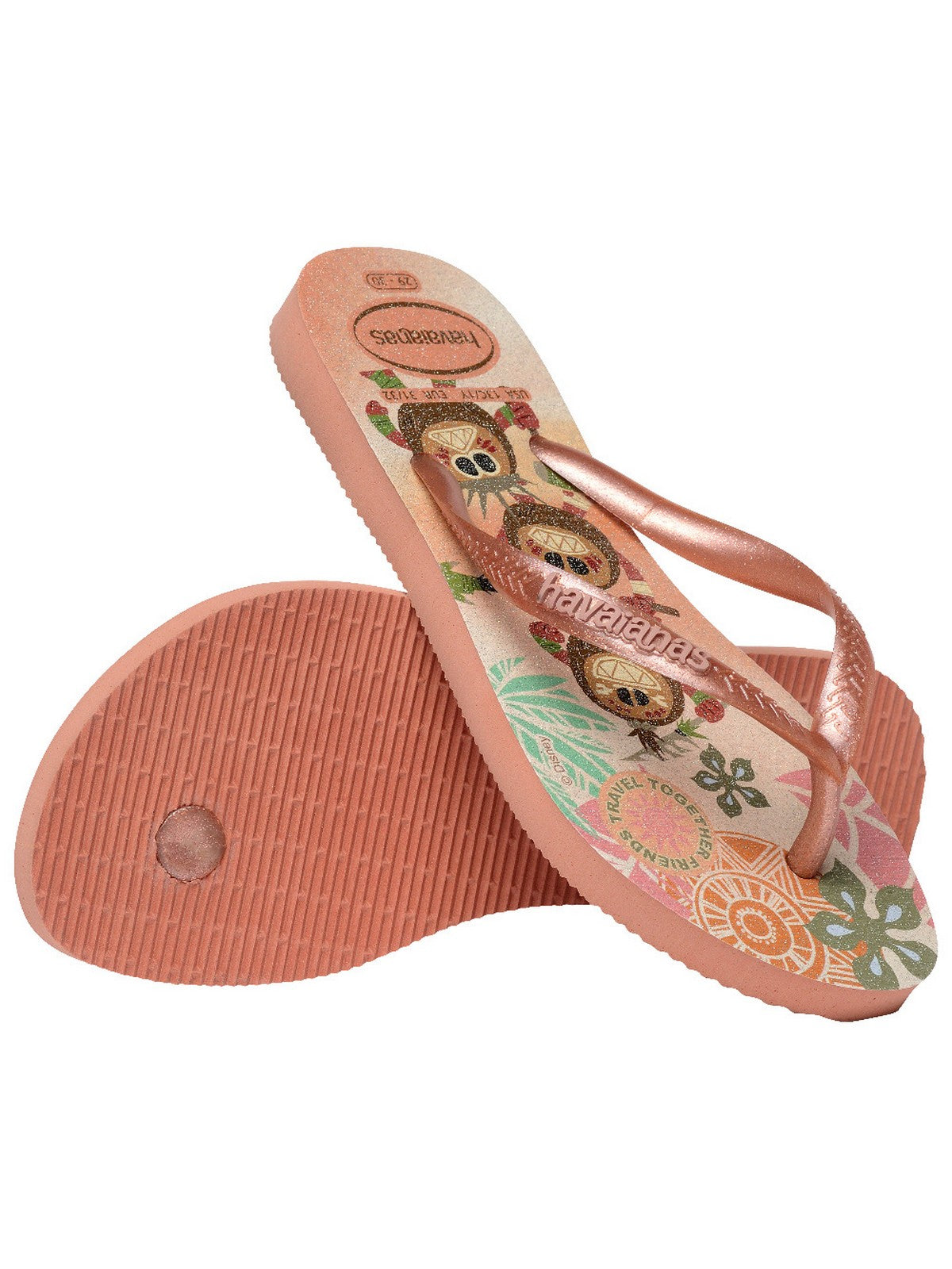HAVAIANAS Infradito Bambine e ragazze Hav. Kids slim princess 4123328.9259 Rosa