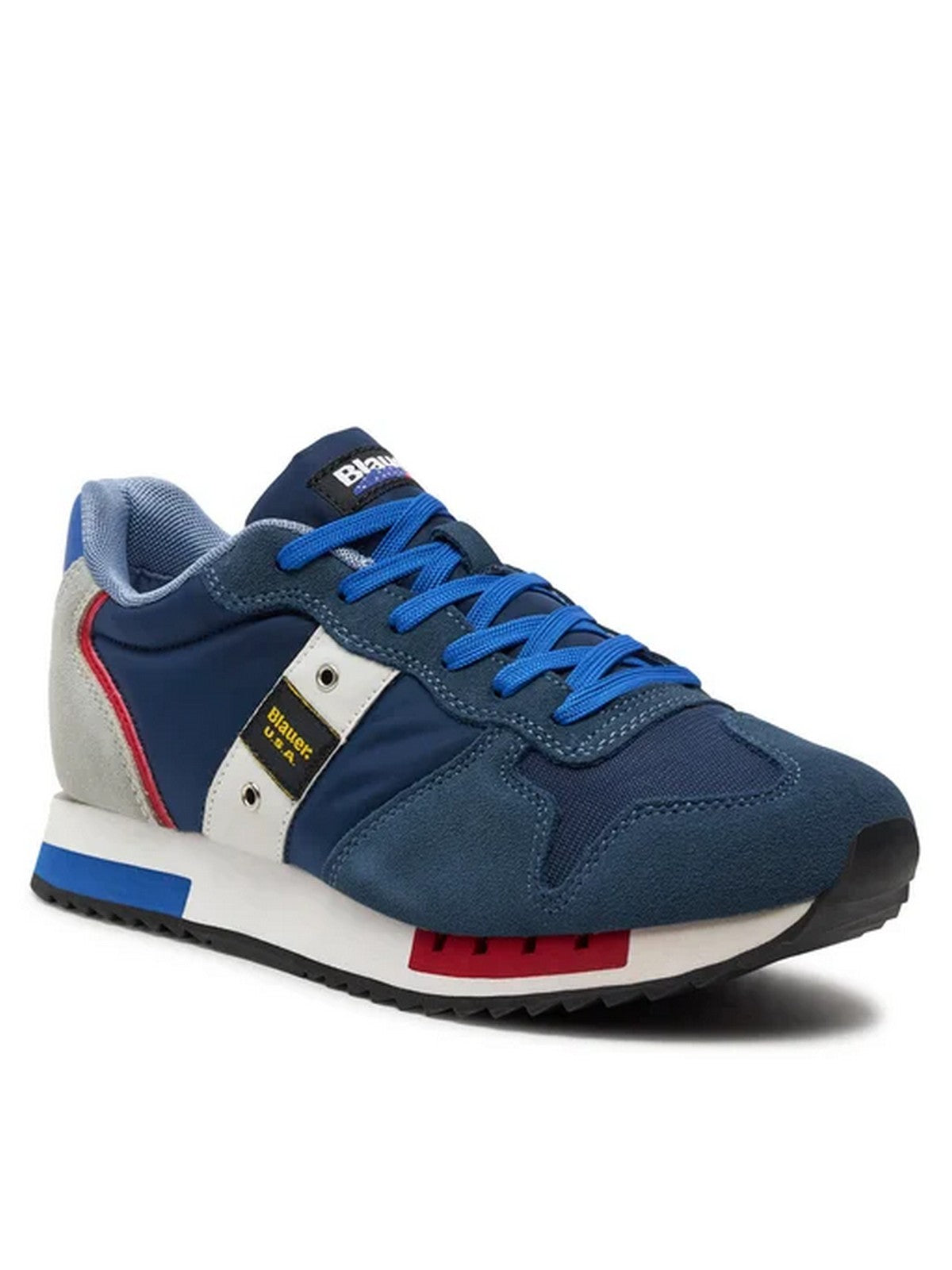 BLAUER Sneaker Uomo QUEENS01 S4QUEENS01/MES NVY/ROY Blu - Stilato