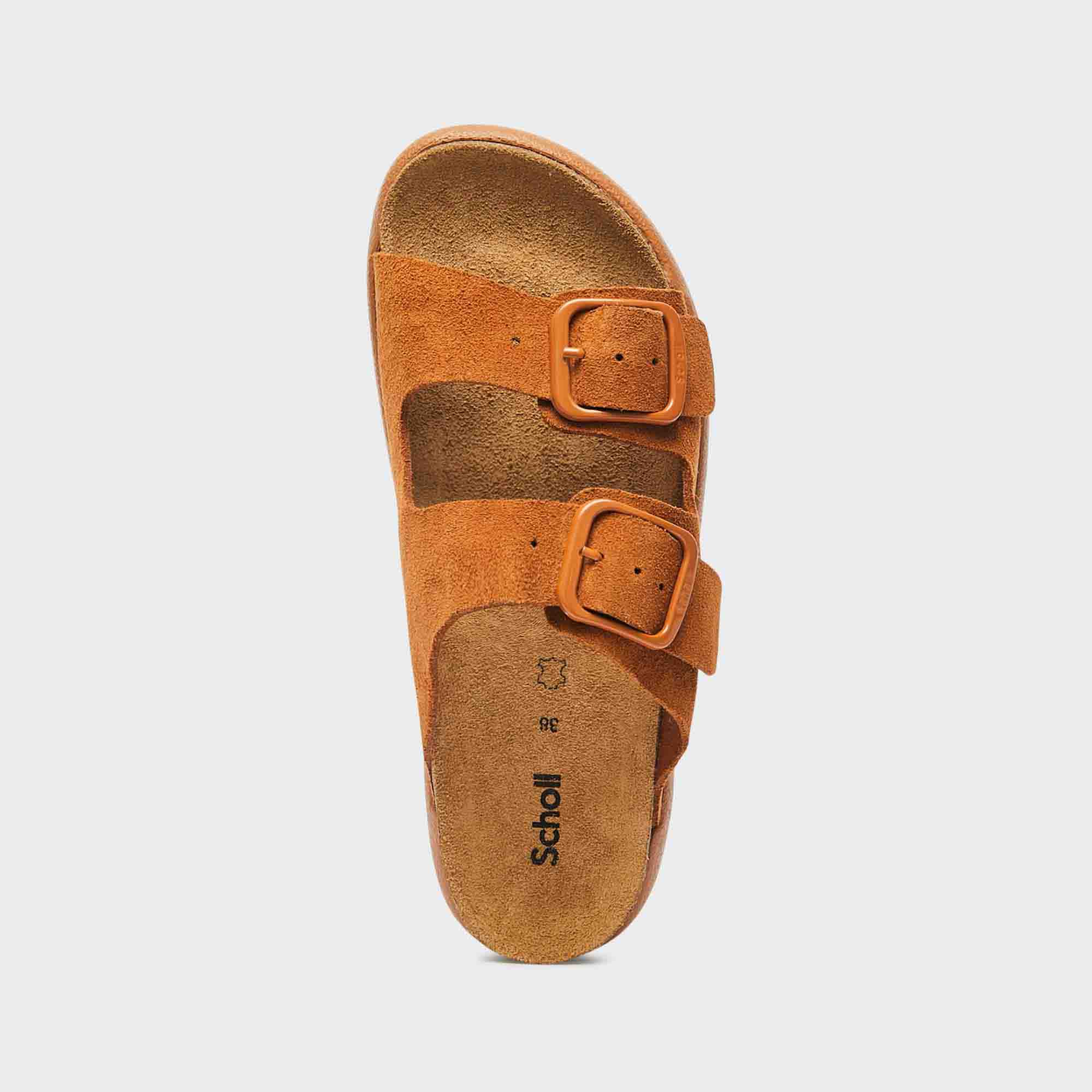 SCHOLL Sandalo Donna Noelle Chunky Cognac Sde F322491175 COGNAC