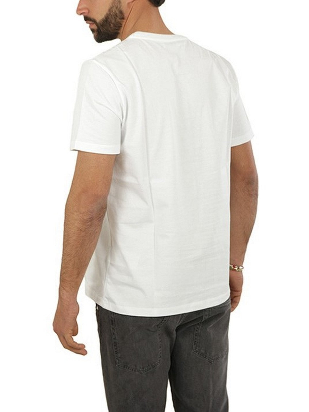 DONDUP T-Shirt e Polo Uomo US198 JF0309U HN5 000 Bianco - Stilato