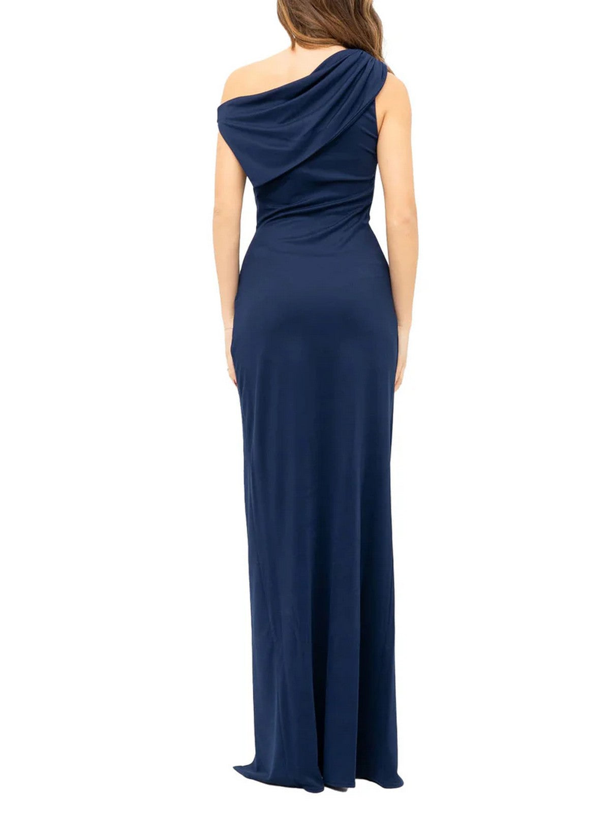ワンピース ELISABETTA FRANCHI Women Mid Skirts ABR0551E2 DC8 232217 BLU ELISABETTA FRANCHI Women's long blue dress in flowing jersey