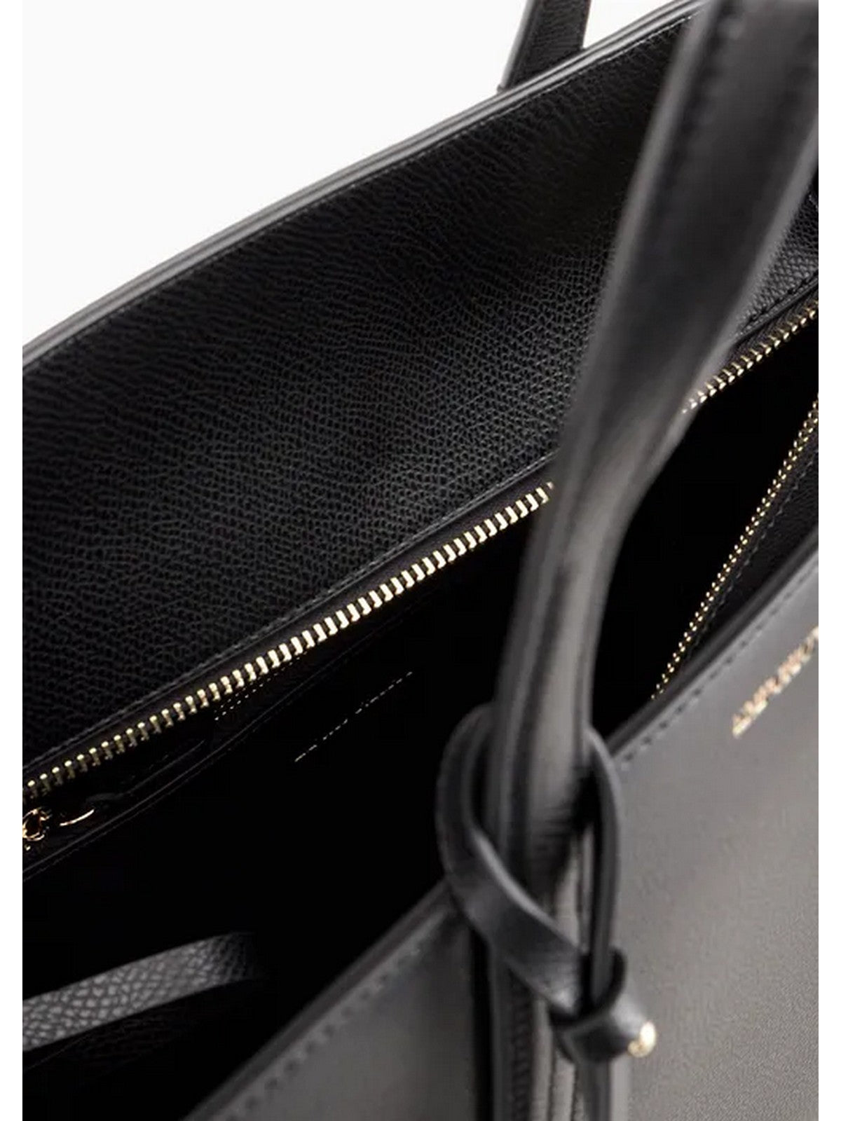 Emporio armani tote bag big zipper hotsell