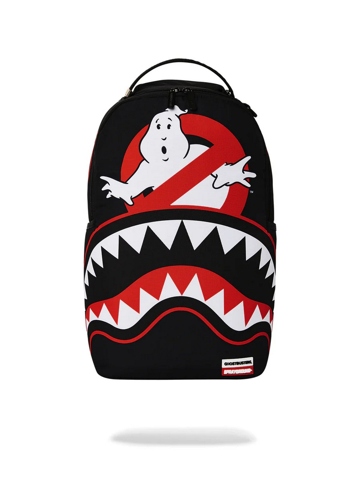 SPRAYGROUND Zaino Uomo GHOSTBUSTERS LOGO AND SHARK MOUTH 910B6308NSZ Nero - Stilato