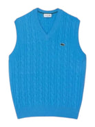 LACOSTE Gilet Uomo AH3132 4XA Blu - Stilato