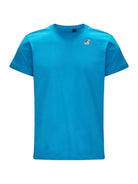 K-WAY T-Shirt e Polo Uomo Le vrai edouard K007JE0 91B Blu - Stilato