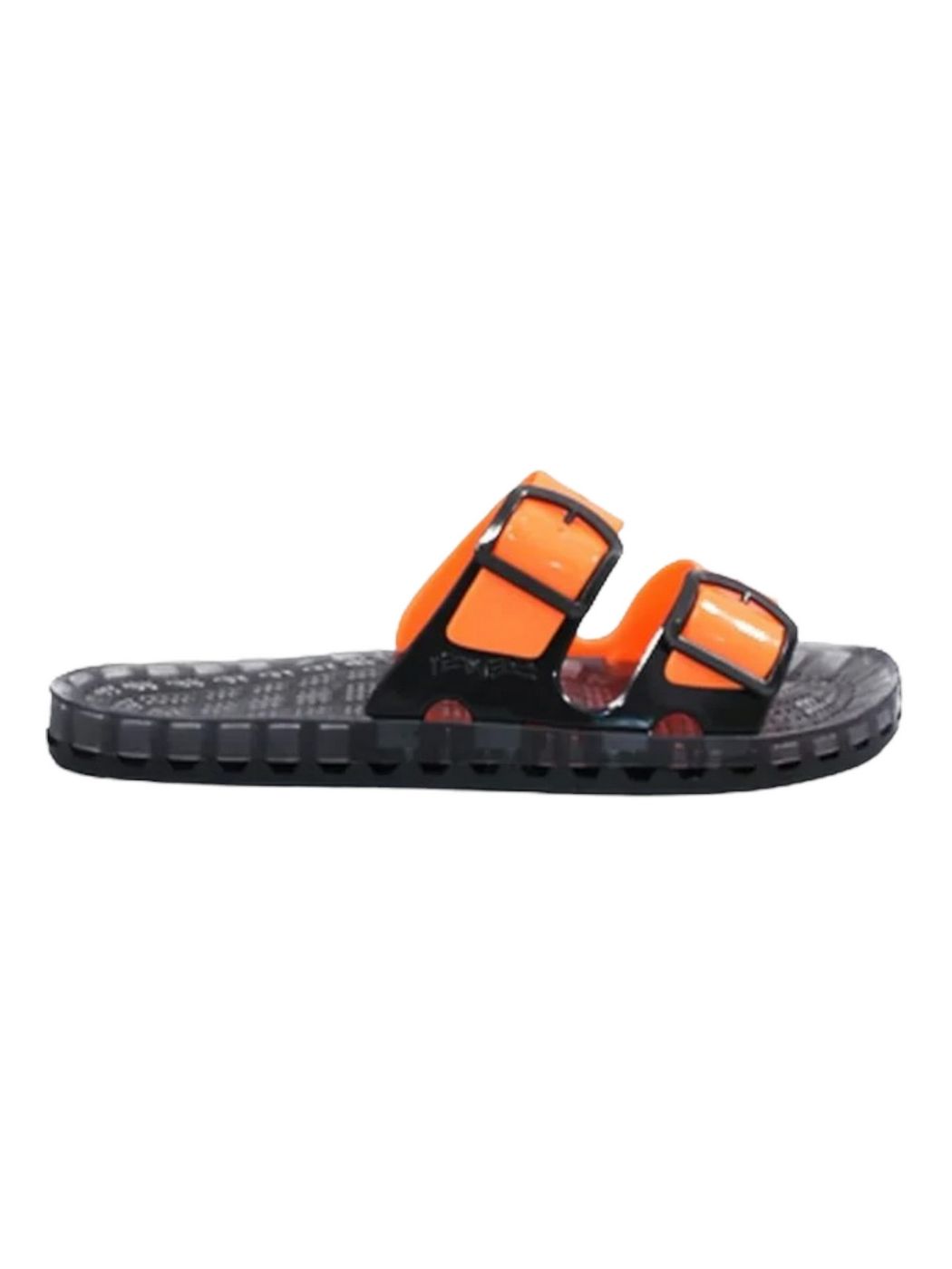 SENSI Ciabatta Unisex adulto la jolla black fluo 4151/BF 300 Arancione - Stilato