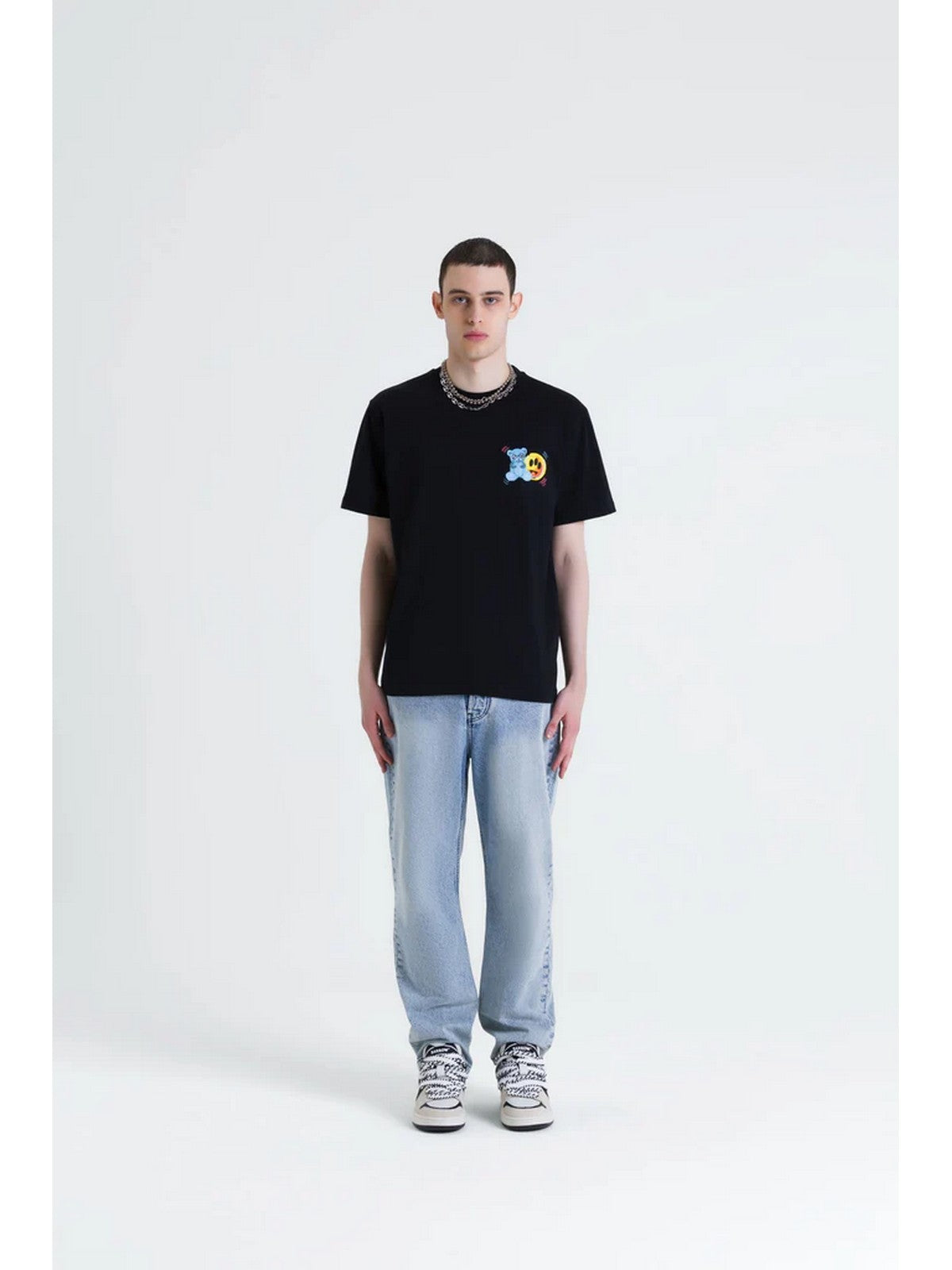 Tシャツ・カットソー BARROW Men T-shirt Black S5BWUATH058 110 BARROW T-shirt Uomo S5BWUATH058 110 Nero – Stilato