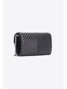 Pinko Portafoglio Donna Nero Love One Wallet 100062-A0GK Z99O - Stilato