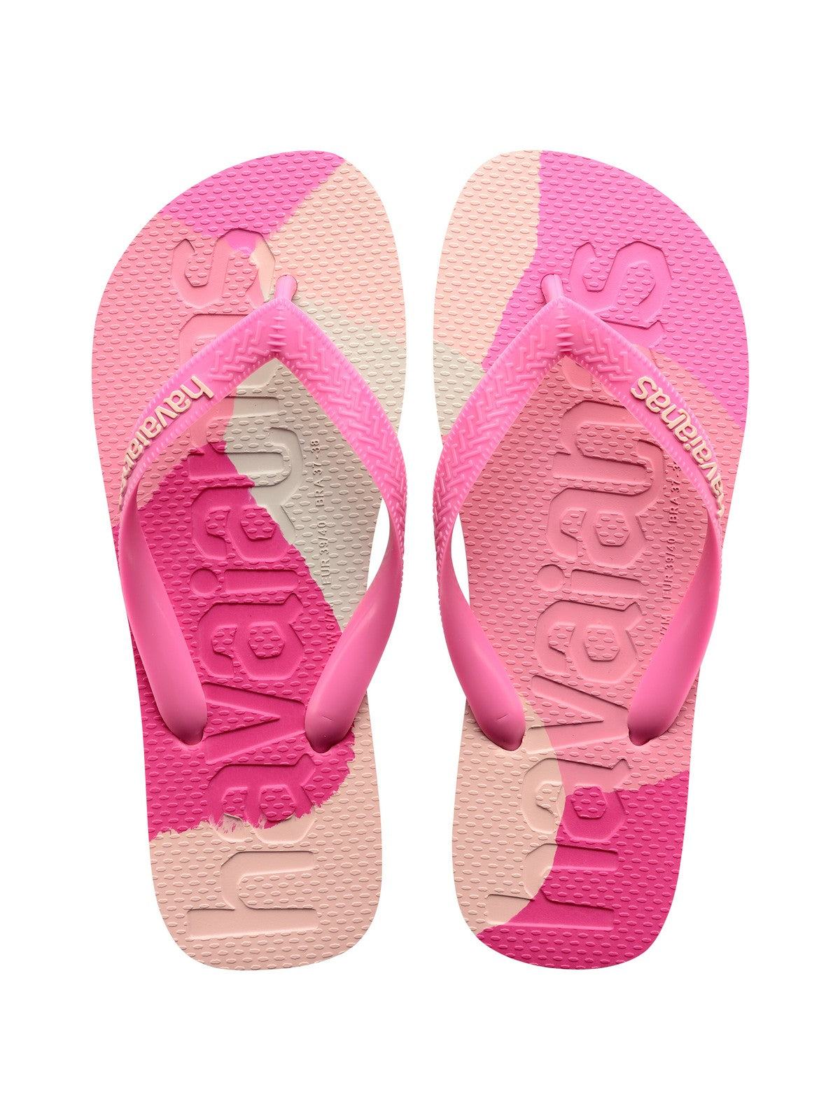 HAVAIANAS Infradito Donna Hav. Top logomania colors II 4147526.0129 Rosa - Stilato