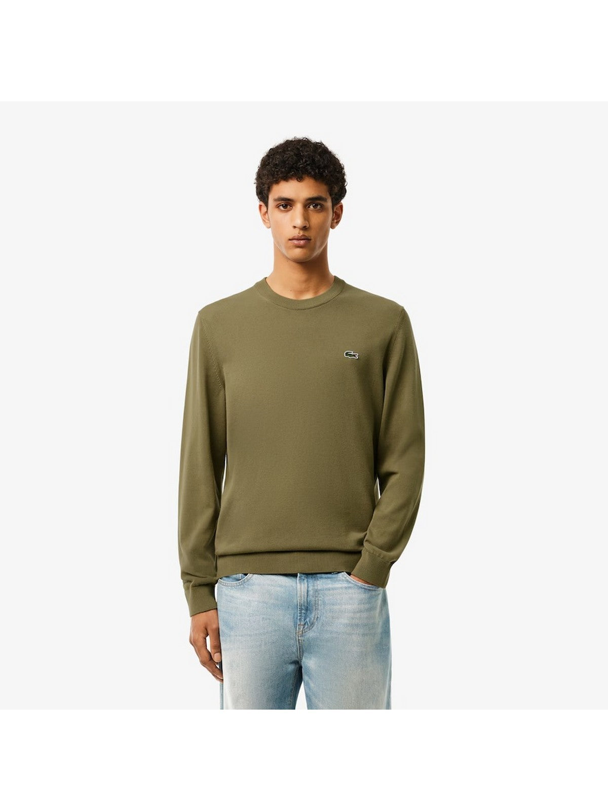 Maglione Lacoste Verde Da Uomo - AH1985 BMY - Stilato